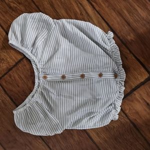 Striped crop tp M